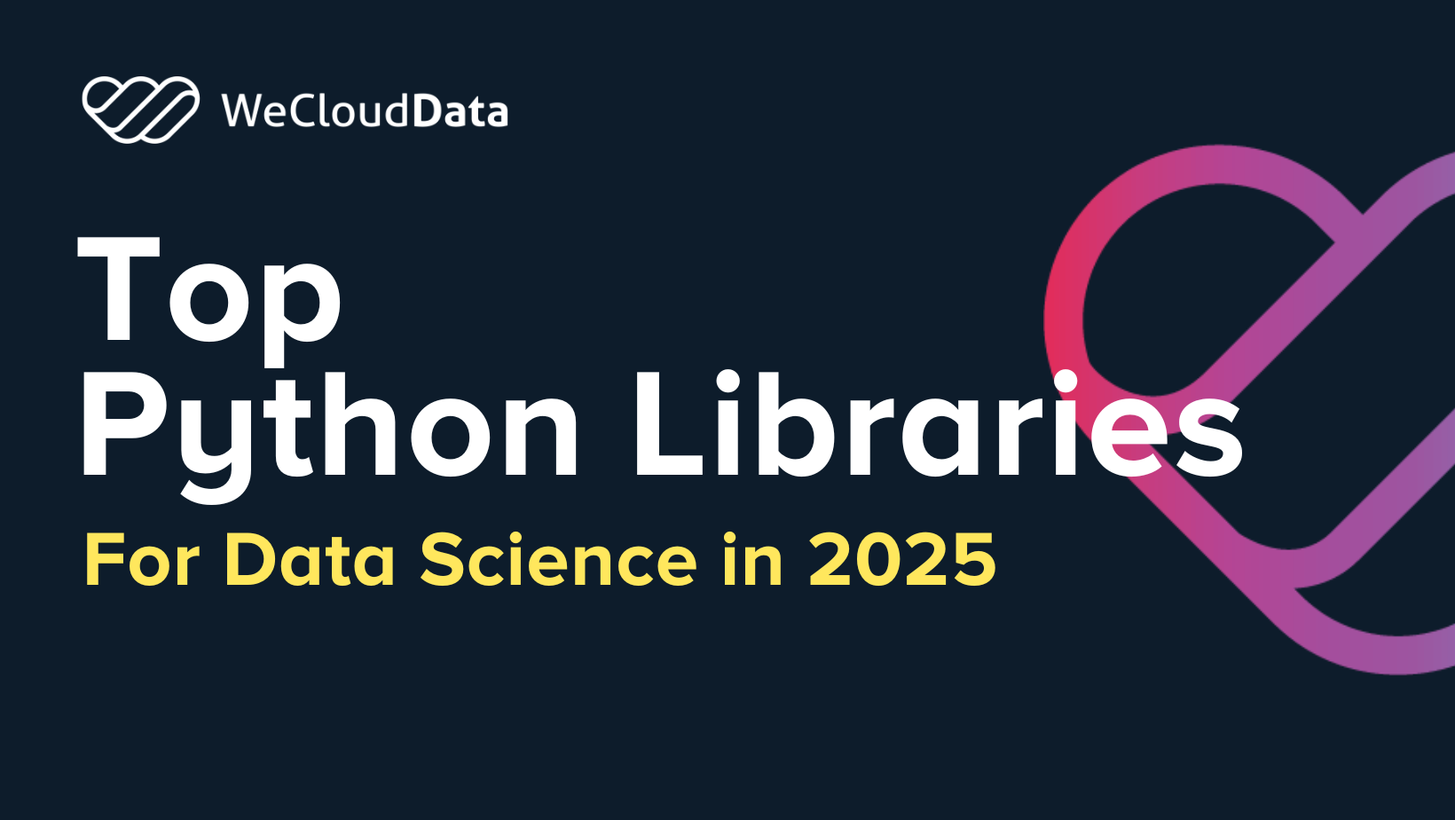 Top Python Libraries -weclouddata