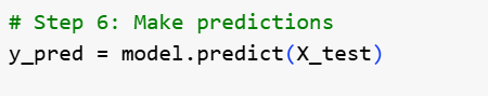 making predictions
