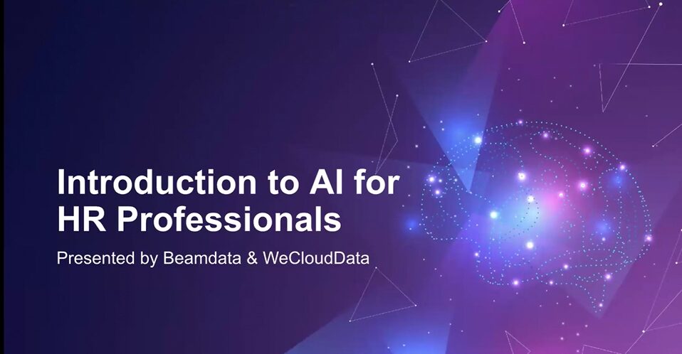 Weclouddata's AI HR microsummit 2025